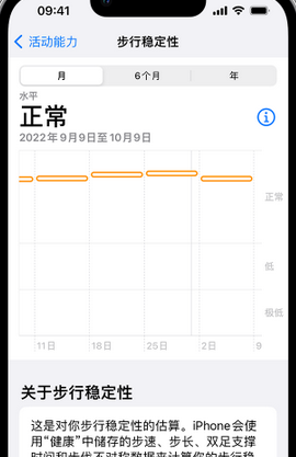 六弓乡iPhone手机维修如何在iPhone开启'步行稳定性通知'