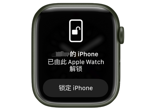 六弓乡苹果手机维修分享用 AppleWatch 解锁配备面容 ID 的 iPhone方法 